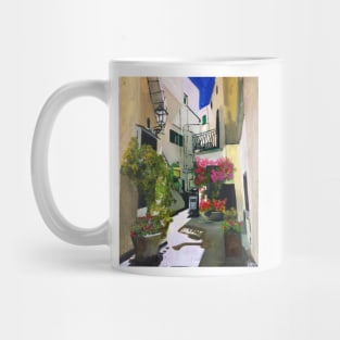 The White Spanish Courtyard Mug